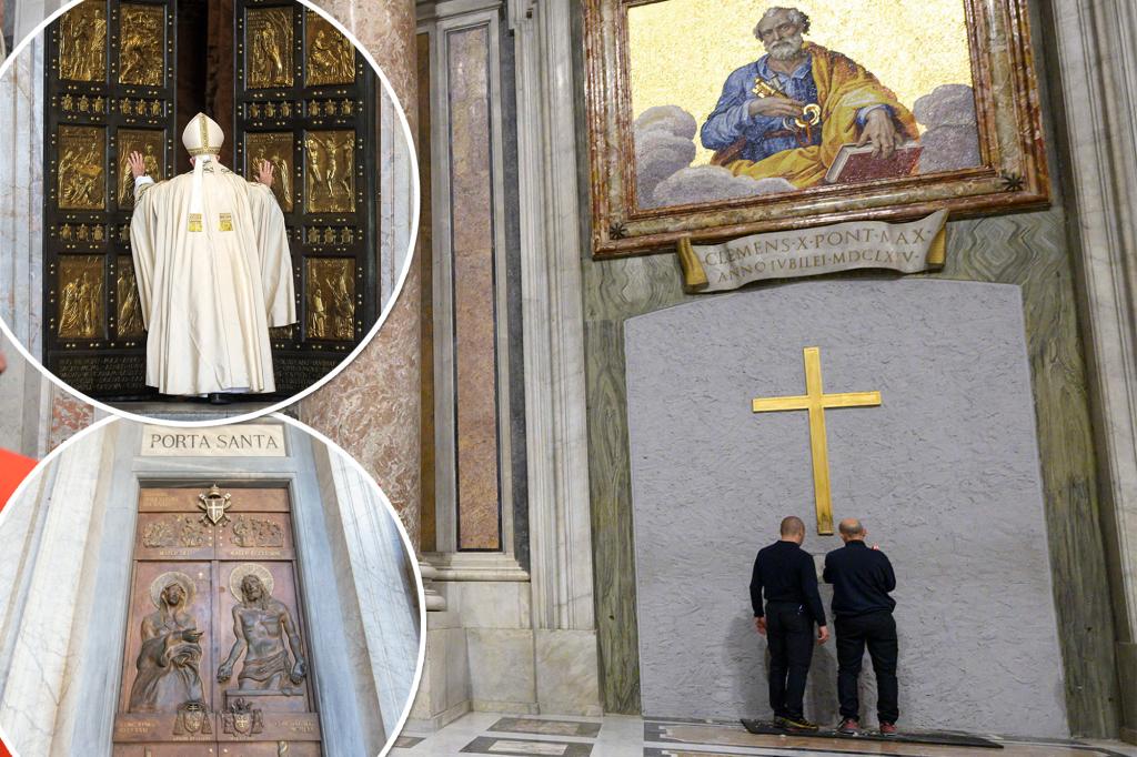 Pope Francis to open 5 holy portals on Christmas Eve - in a ritual that has never been done before