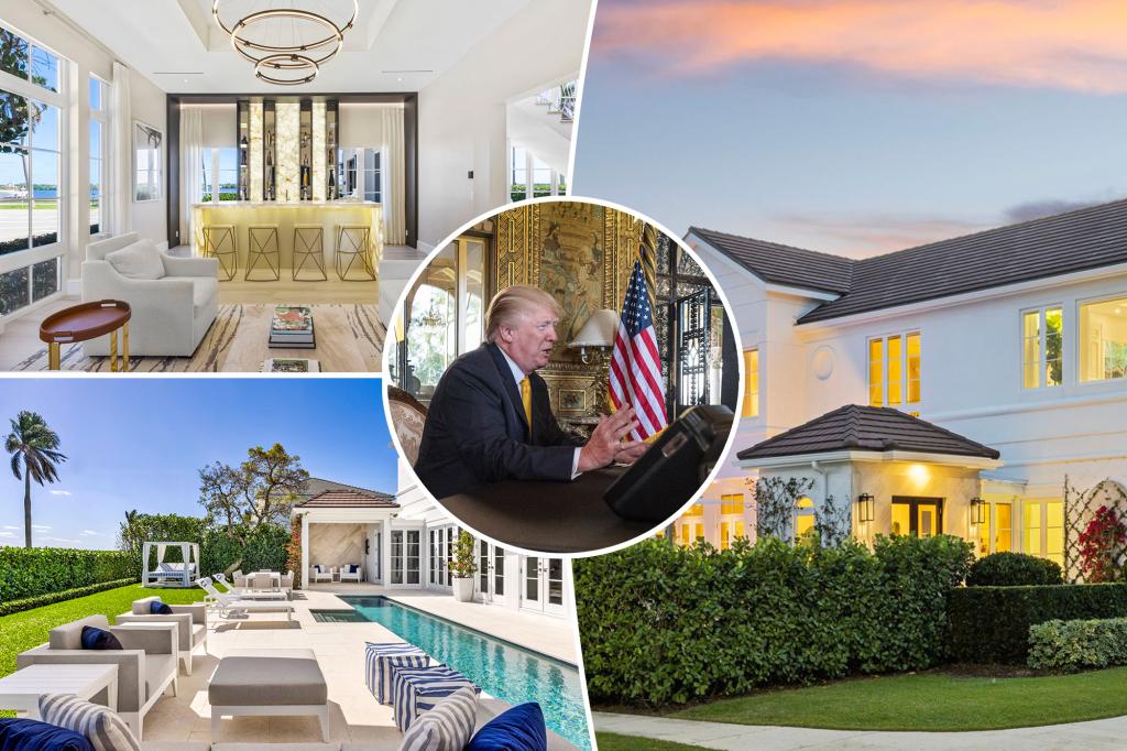 Exclusive | Rare West Palm Beach waterfront mansion overlooking Mar-a-Lago lists for $13.95 million