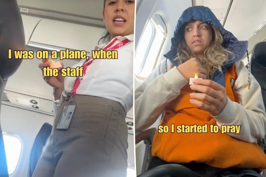 Terrified tourist after flight attendants put out passengers' candles before turbulence: 'Are we dying?'