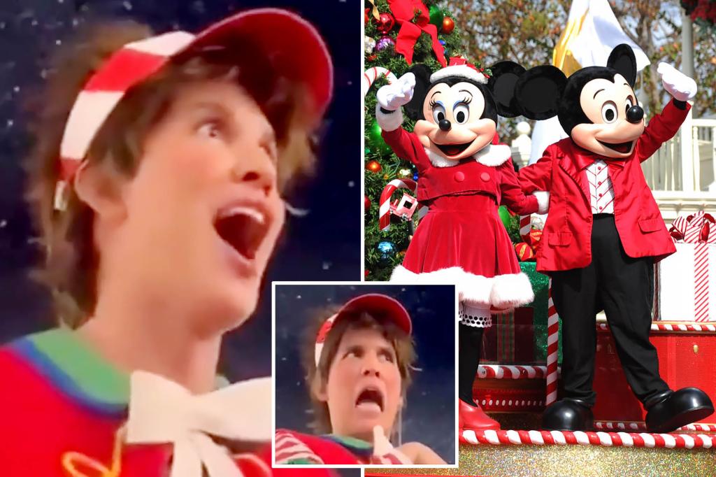 Disney's 'Tally the Elf' is taking the internet by storm with viral Christmas parade pranks: 'Bad!'