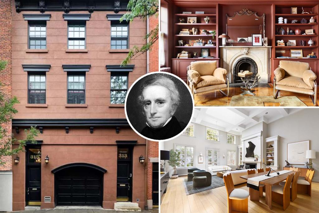 Exclusive | This $10.99 million NYC townhouse has a connection to one of the most famous Christmas poems